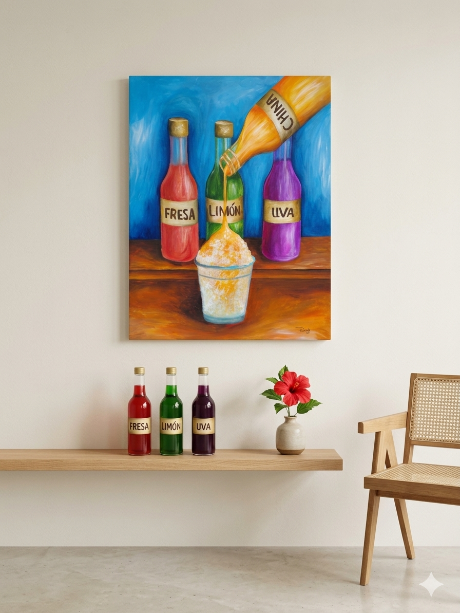 Sabor a infancia / 18" x 24" Pintura Acrílica