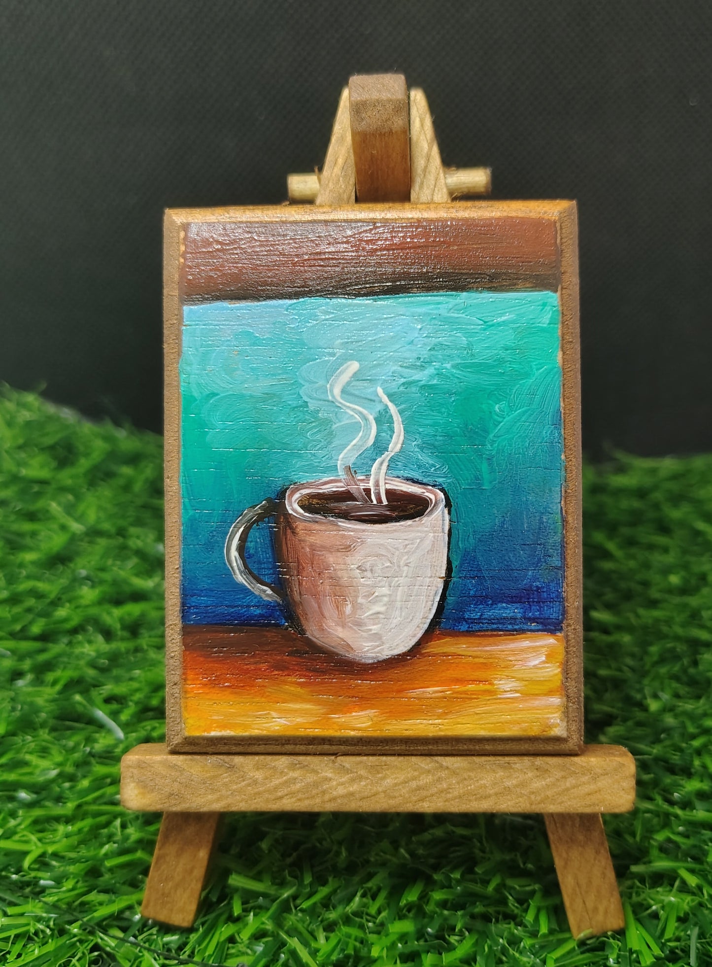 Magnetos / 3" X 2.5 " / Pintura sobre madera