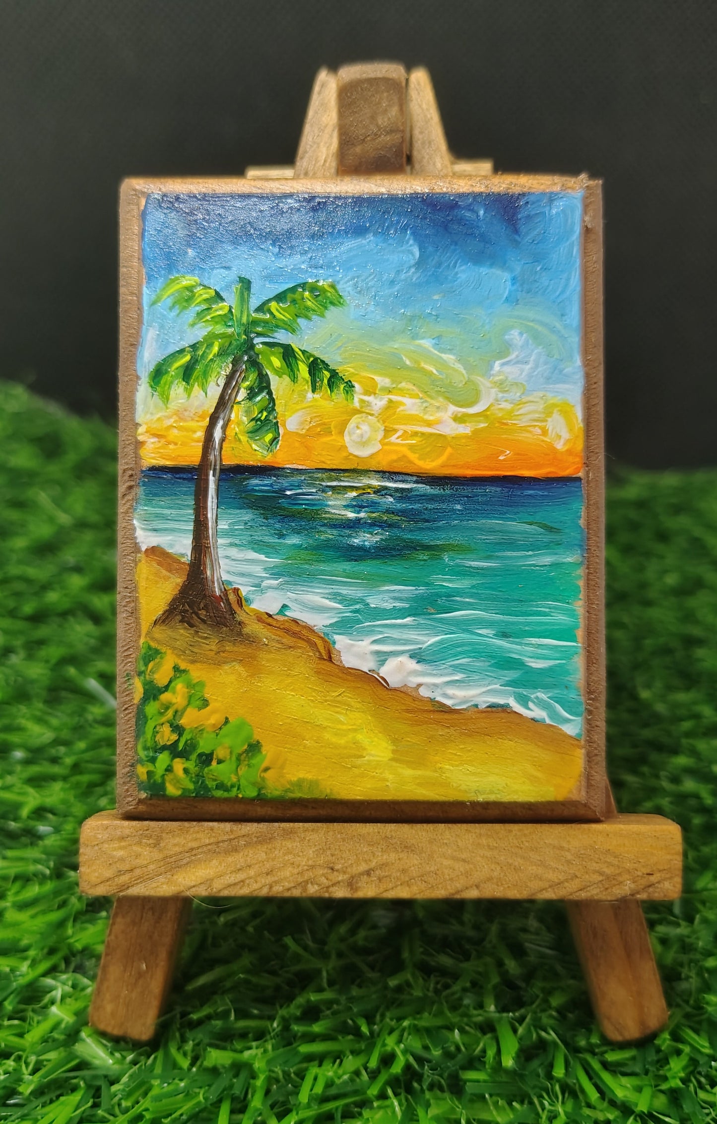 Magneto / pintura sobre madera / Playa Luquillo