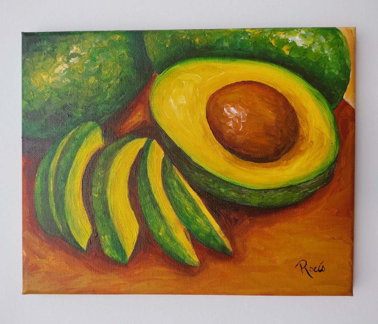 Aguacate / Pintura en Acrílico / 8" x 10"