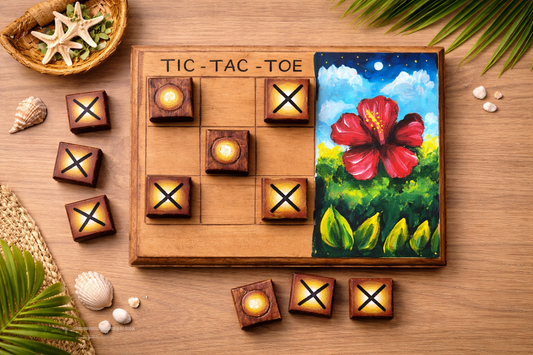 Tic Tac Toe / juego de mesa / Flor