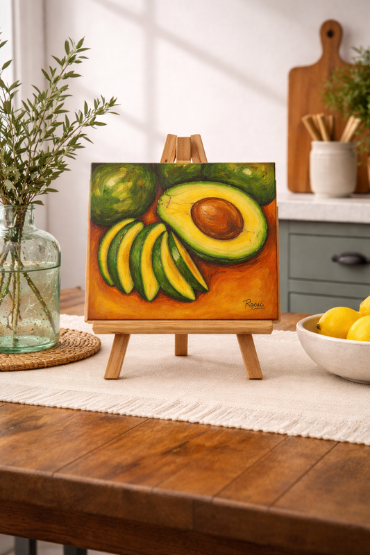 Aguacate / Pintura en Acrílico / 8" x 10"