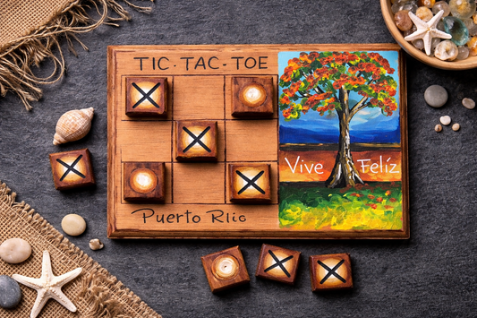Tic Tac Toe / Juego de mesa / Flamboyán